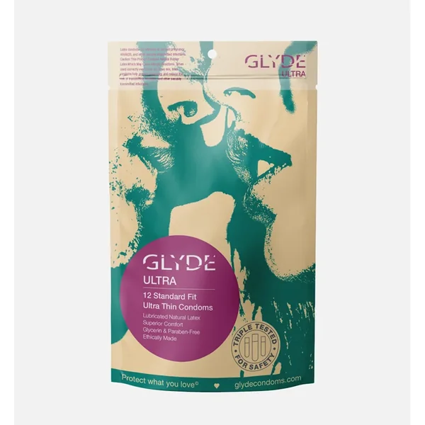 Glyde Ultra Standard Fit Ultra Thin Condoms 12pk