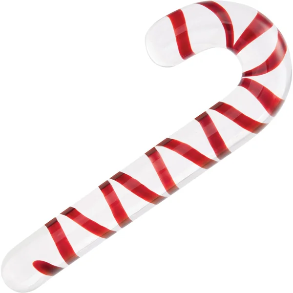 Gläs Candy Cane Dream 7.5" Glass Dildo
