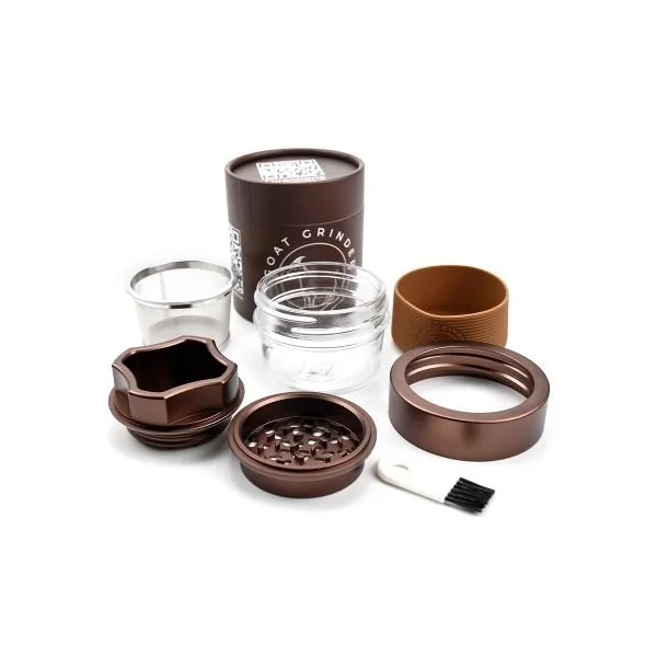 Goat Grinder W/Cup Screen Brown