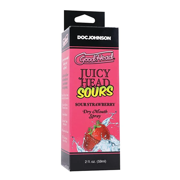 GoodHead Juicy Head Dry Mouth Spray - 2 oz Spray Bottle Sour Strawberry