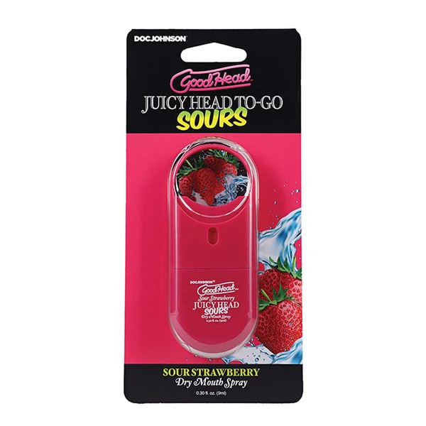 GoodHead Juicy Head Dry Mouth Spray To-Go - .30 oz Sour Strawberry