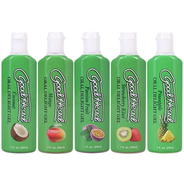 GOODHEAD ORAL DELIGHT GEL 5 PK TROPICAL FRUITS