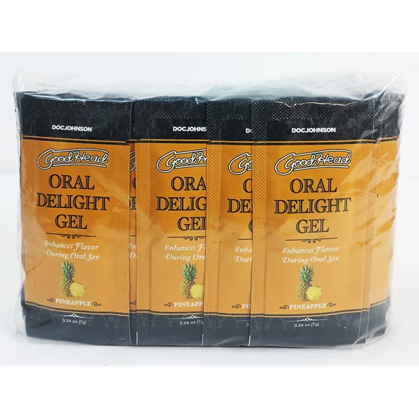 GOODHEAD ORAL DELIGHT GEL BULK REFILL PINEAPPLE 48 PCS 0.24 OZ