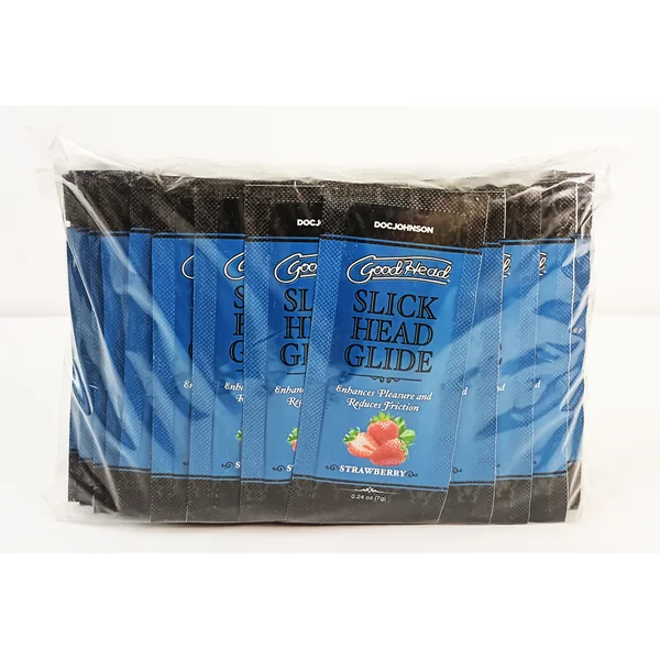 GOODHEAD SLICK HEAD GLIDE BULK REFILL STRAWBERRY 48 PCS 0.24 OZ