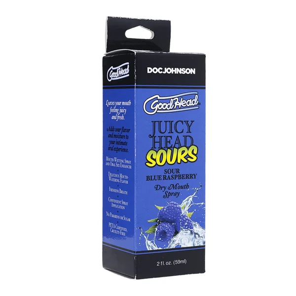 Goodhead™ Sours Blue Raspberry Oral Sex Spray by Doc Johnson