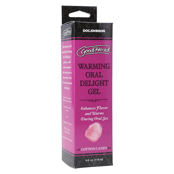 GoodHead Warming Head Oral Delight Gel - Cotton Candy 4oz