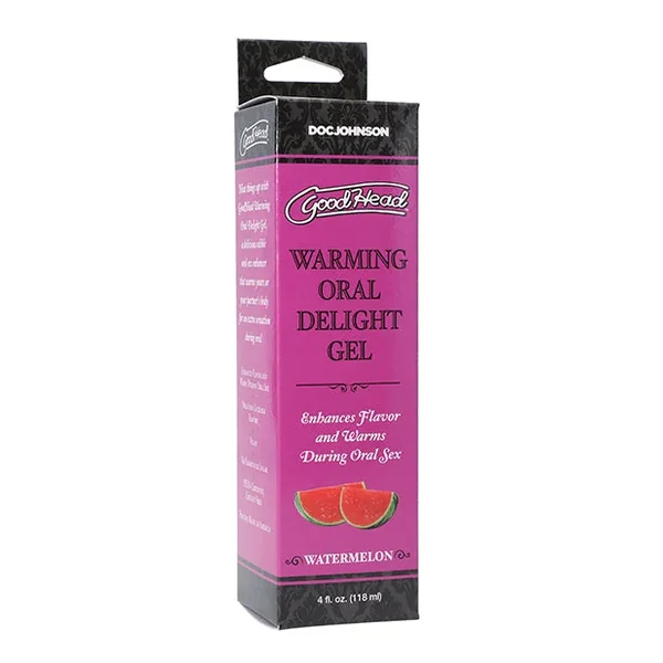 GoodHead Warming Oral Delight Gel – 4 oz Watermelon