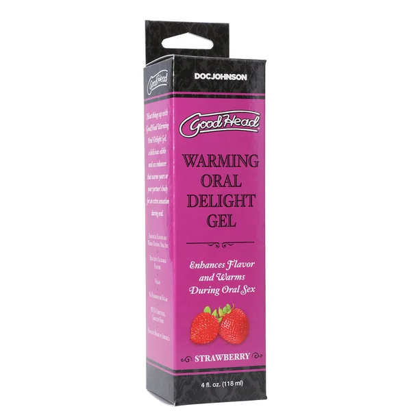 Goodhead - Warming Oral Delight Gel - Strawberry - 4 Fl. Oz.