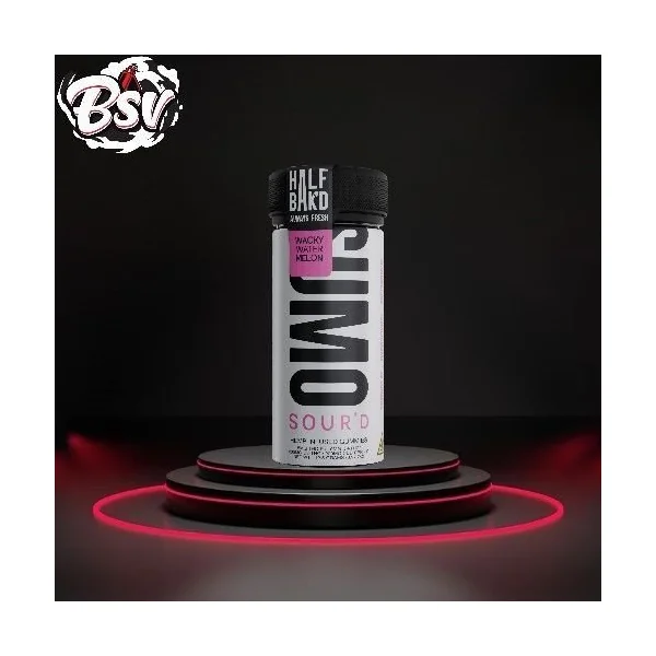 Half Bak’d 10000mg D9 SUMO Sour’d Wacky Watermelon Gummies 25ct