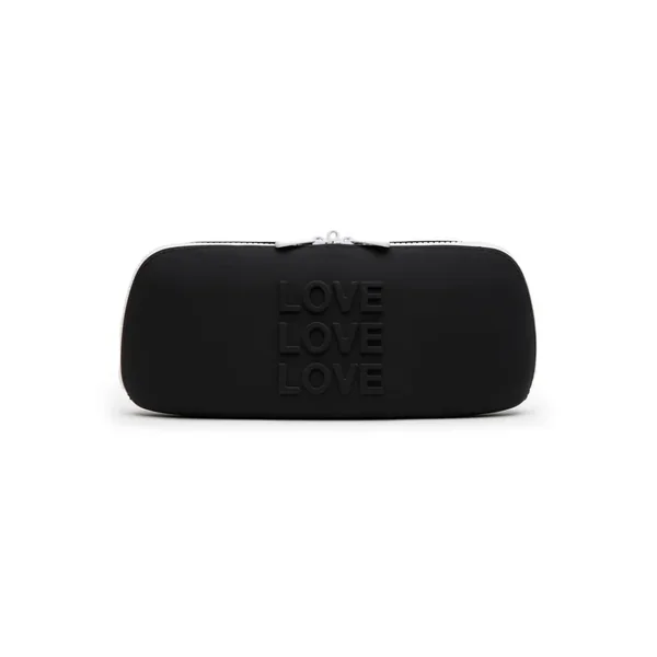 Happy Rabbit LOVE Silicone Storage Zip Bag – Medium – Black