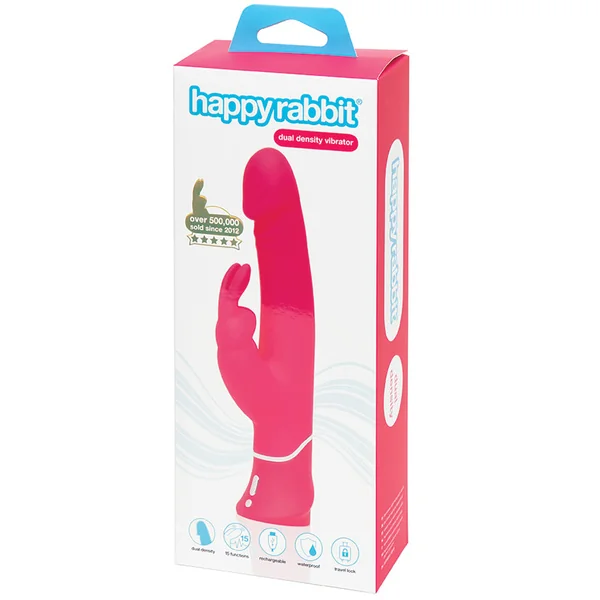 Happy Rabbit Realistic Dual-Density Rechargeable Rabbit Vibrator