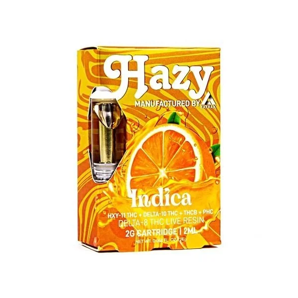 Hazy 2G Cartridge Mix Blend Orange Kush Indica