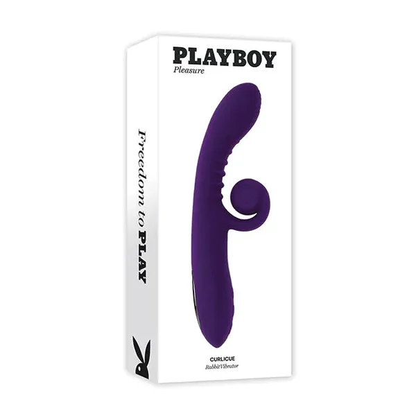 Hella Raw Playboy Pleasure Curlicue Rabbit Vibrator – Acai