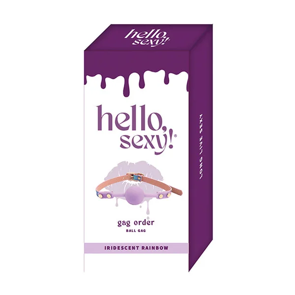 Hello Sexy! Gag Order - Iridescent Rainbow