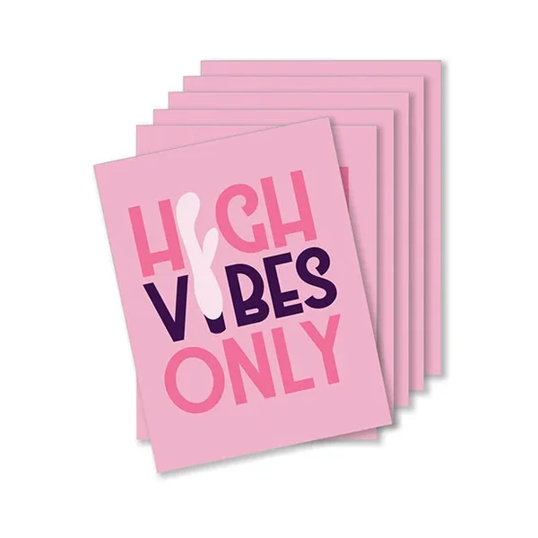 High Vibes Naughty Greeting Card – Pack