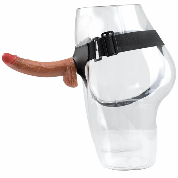 Honeysx prince 8.66'' harness strap on hollow silicone dildo