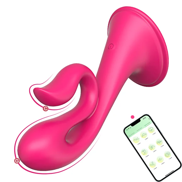 Horn-APP Control G-spot Vibrator Dildo for Women Clit Clitoris Stimulator