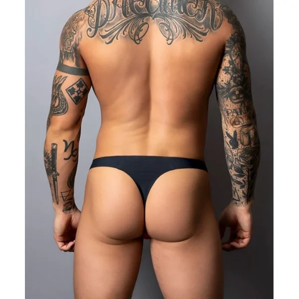 HOT MESH BONG THONG BLACK L/XL