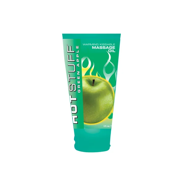 HOT STUFF WARMING OIL 6 OZ GREEN APPLE