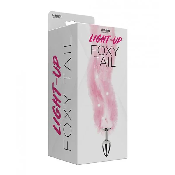 Hott Products Foxy Tail Light Up Faux Fur Butt Plug