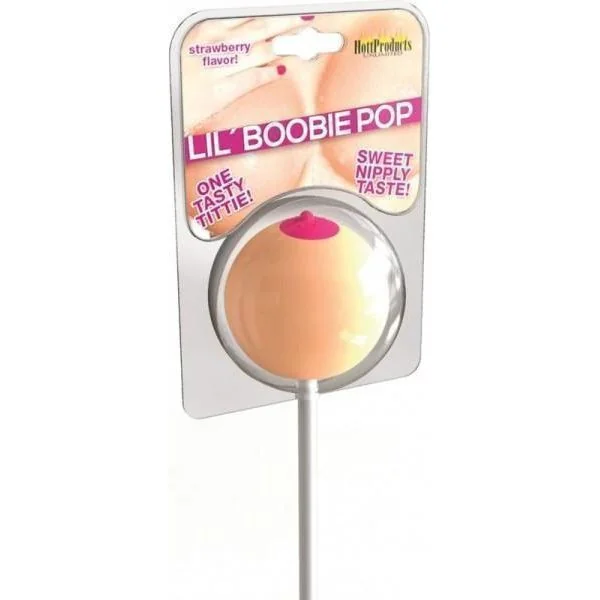 HOTT PRODUCTS - LIL BOOBIE POP - STRAWBERRY FLAVOR