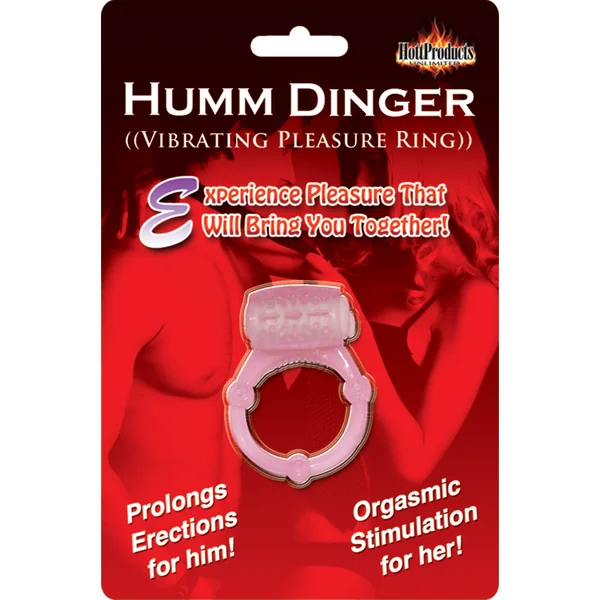 HUMM DINGER PENIS RING CLIT STIM PURP