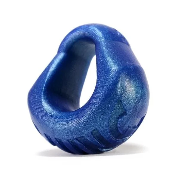 Hung Padded Cockring Oxballs - Blue Balls