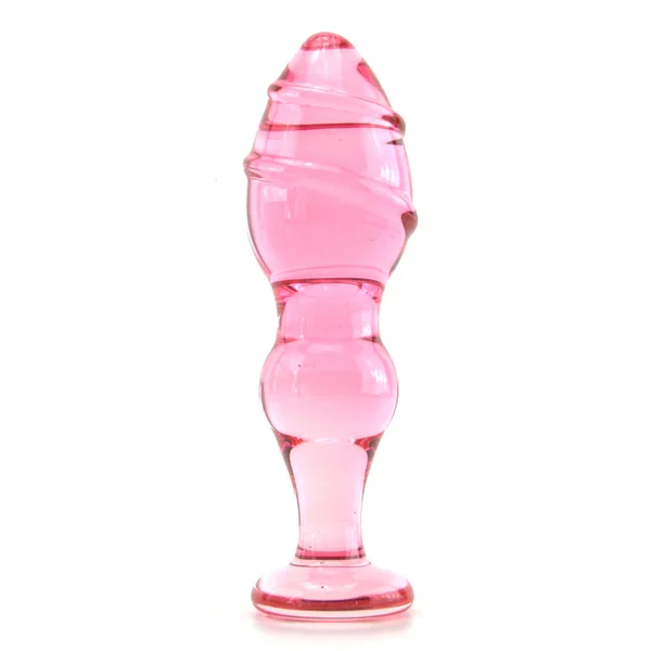 Icicles No. 27 Glass Plug in Pink