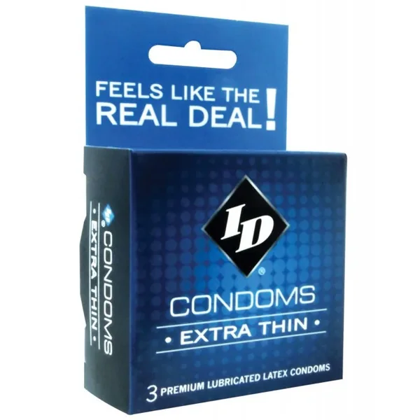 ID Extra Thin Condoms – Box of 3
