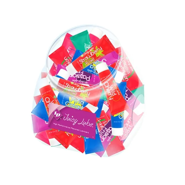 ID Juicy Lube - 72 Piece Jar - 12ml Tubes - Assorted