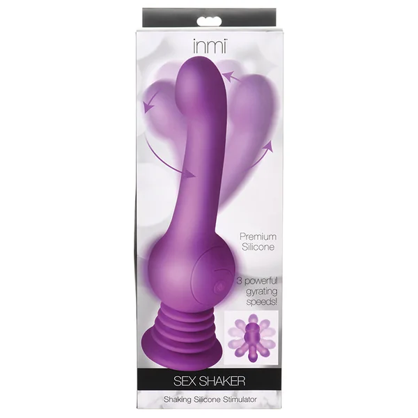 Inmi Sex Shaker Shaking Silicone Stimulator - Purple