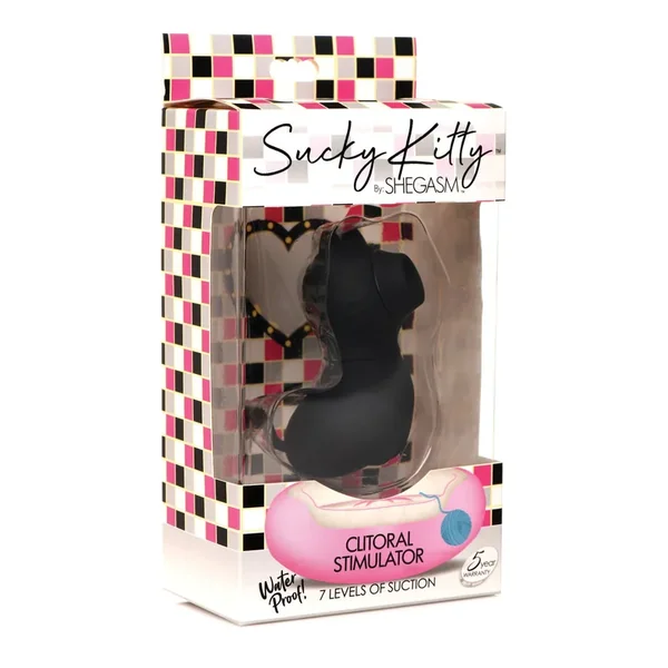 Inmi Shegasm Sucky Kitty Clitoral Stimulator – Black