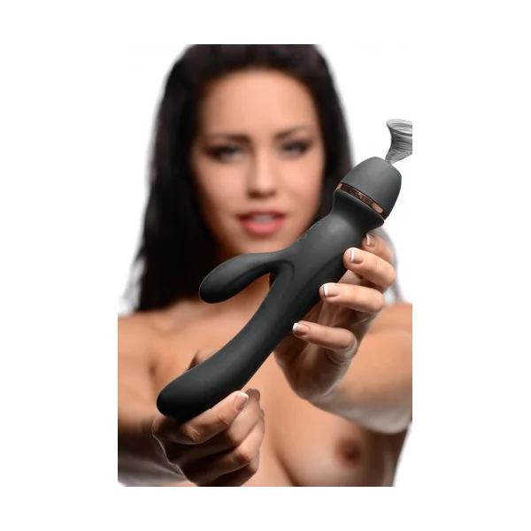 INMI SHEGASM SUPREME 3-IN-1 SILICONE STIMULATOR