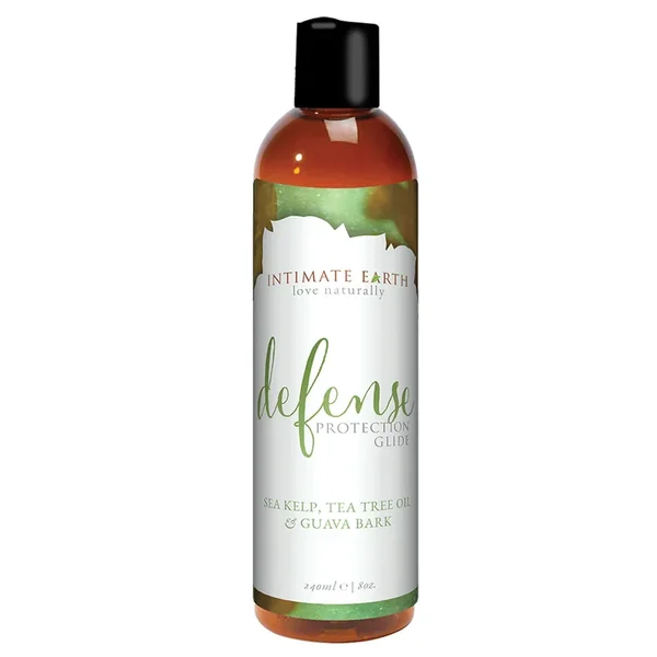 Intimate Earth Defence Protection Glide – 240 ml Carrageenan Tea Tree Oil & Guava Barke