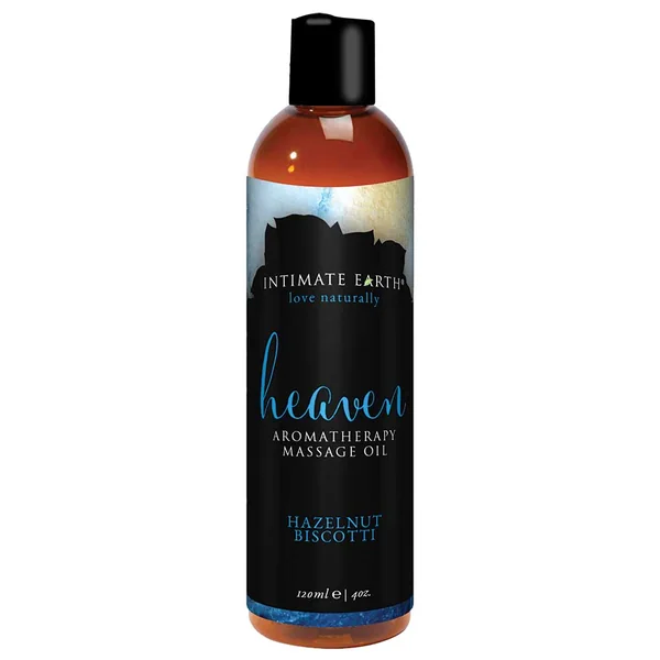 Intimate Earth – Massage Oil Aroma 4oz. – Hazelnut Biscotti