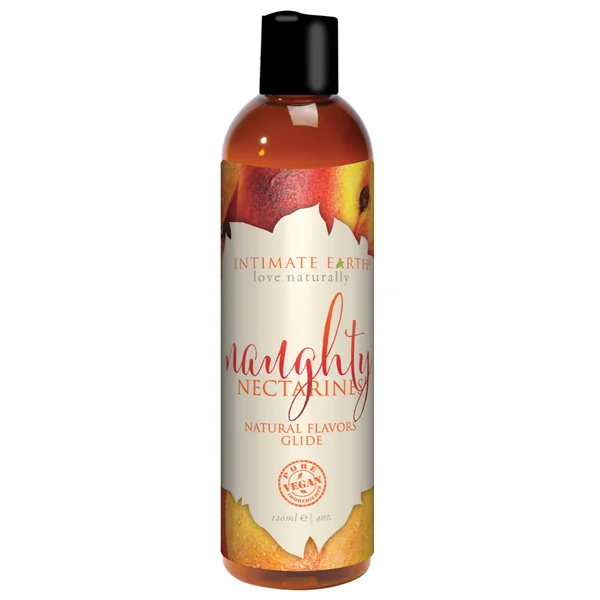 Intimate Earth Natural Flavors Glide - 120 Ml Naughty Nectarines