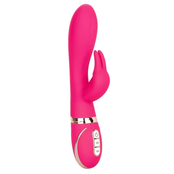 Jack Rabbit Signature Silicone Ultra Soft Rabbit Vibrator Multi Function USB Rechargeable Waterproof Pink