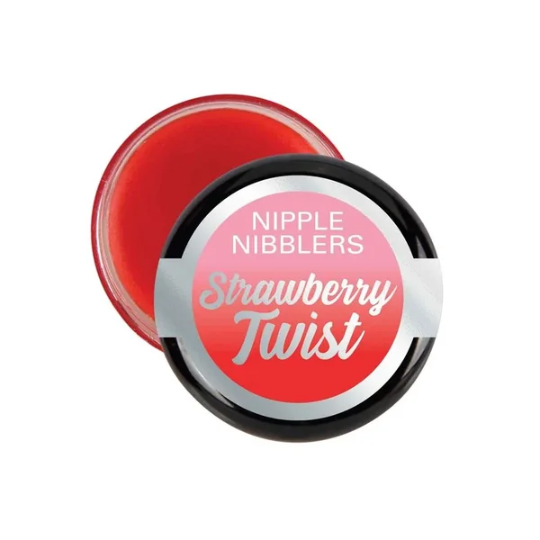 Jelique Nipple Nibblers Cool Tingle Balm Strawberry Twist 3 gm. 1 pc.