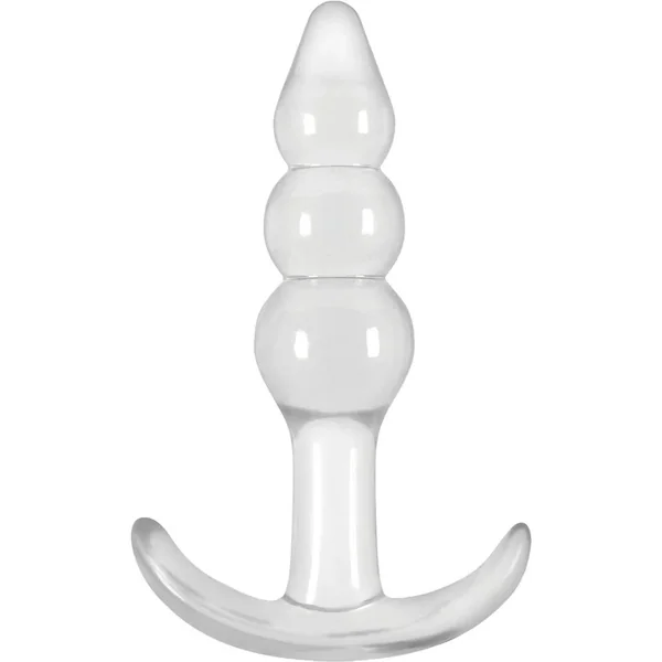 Jelly Rancher Ripple T Plug Butt Plug – Clear