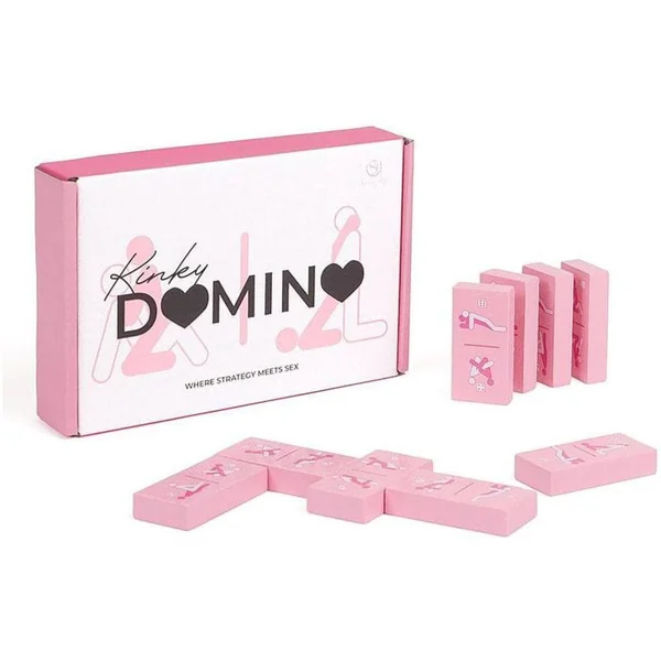 Jeu Coquin pour Couple - Kinky Domino | Erotic Wooden Domino Game