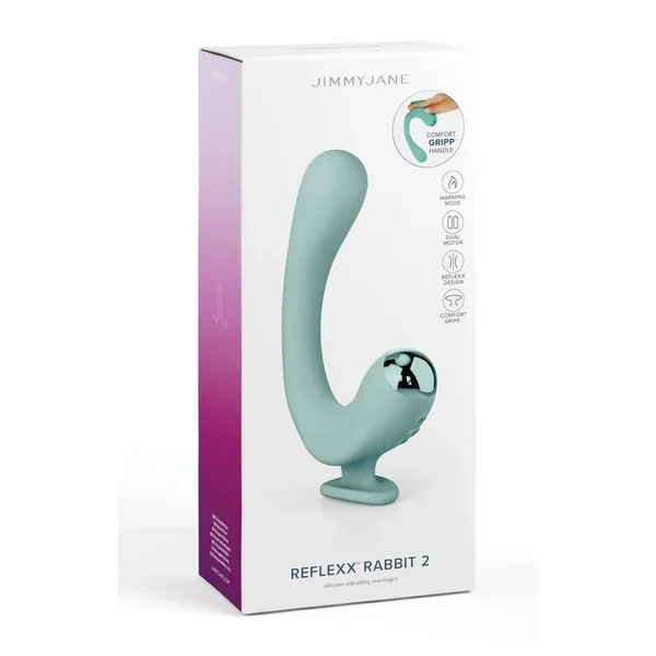 JimmyJane Reflexx Rabbit 2 Rechargeable Silicone Vibrator