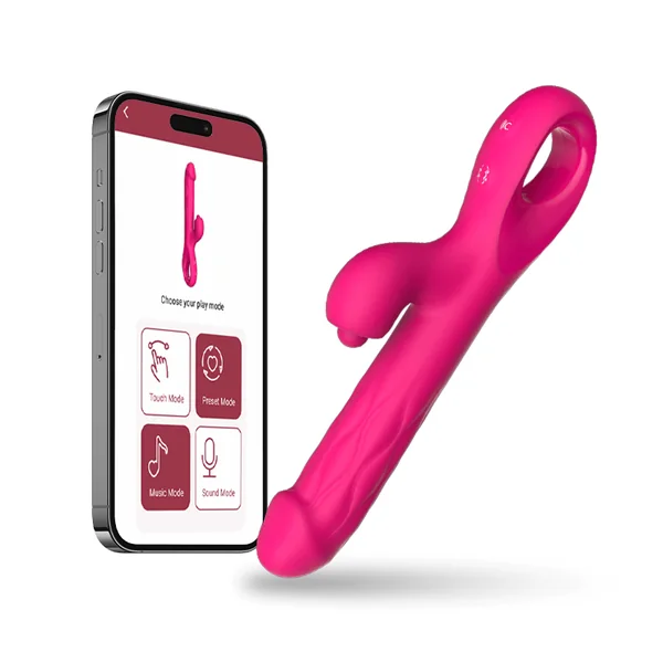 Jinny 4 In 1 Clitoris Tapping G-spot Expansion Vibrator App Control