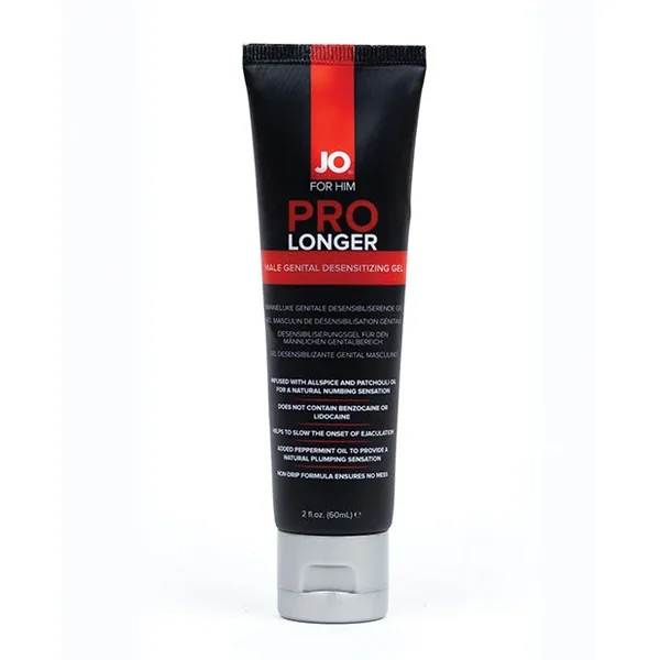 JO Prolonger Gel – Benzocaine Free Desensitizer 2 oz