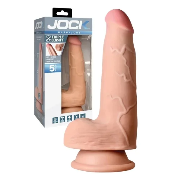 Jock Hard-Core 5″ Triple Density Dildo With Balls