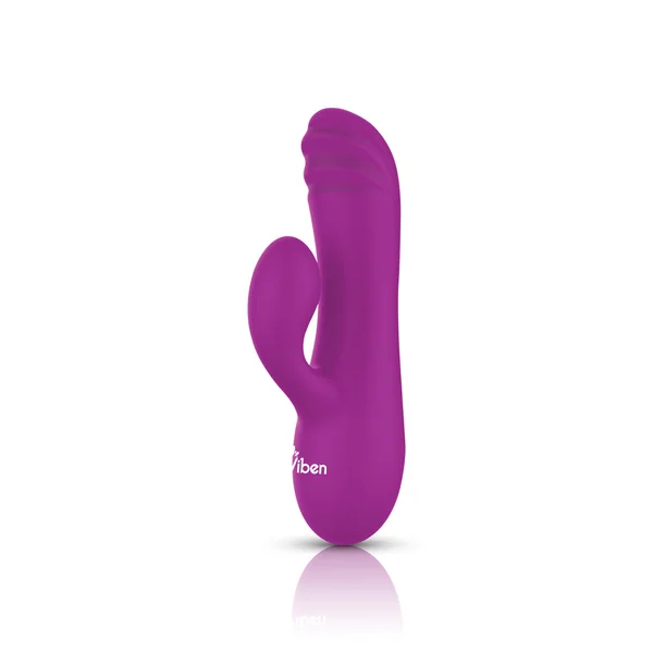 Jolie Mini Pleasure Ridges Rabbit Vibe - Berry