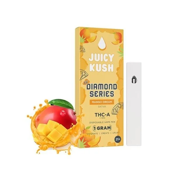 Juicy Kush Diamon Series 1g THC-A Disposable Mango Dream Sativa