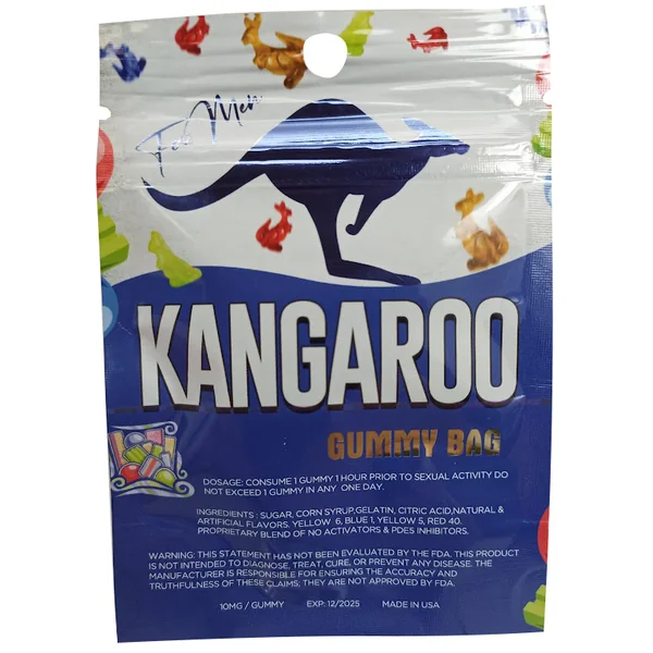 KANGAROO BLUE FOR MEN GUMMY 24PC DISPLAY (NET)