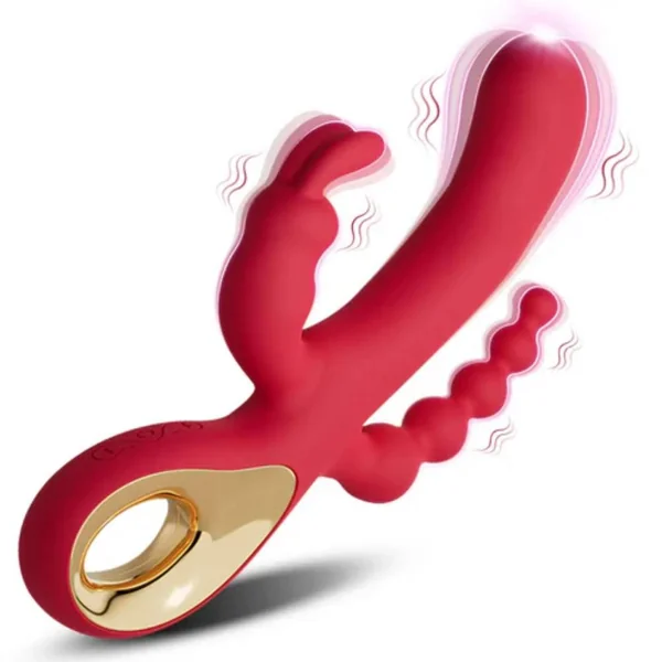 Katuysha 3-in-1 Rabbit Vibrator with Beads