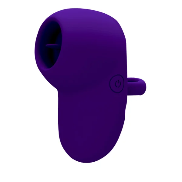 Kenley - Violet - Intense Flickering Finger Vibe With Comfort Grip Ring