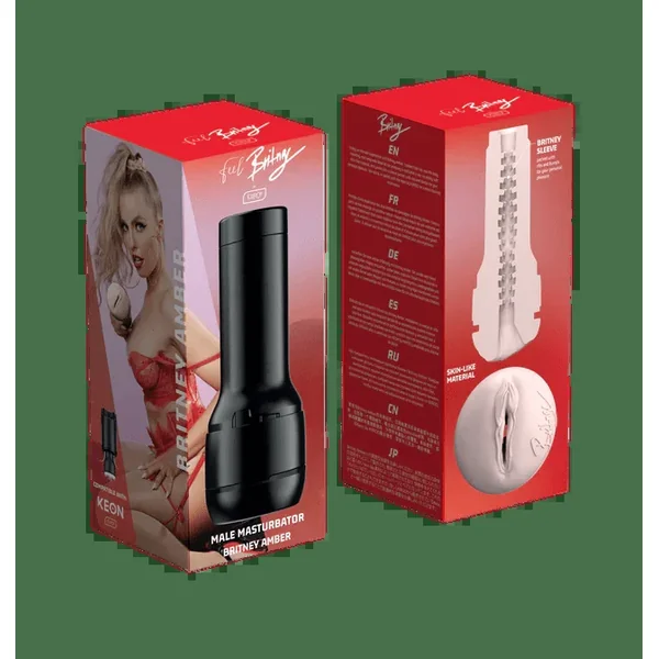 Kiiroo Feel Britney Amber Stroker